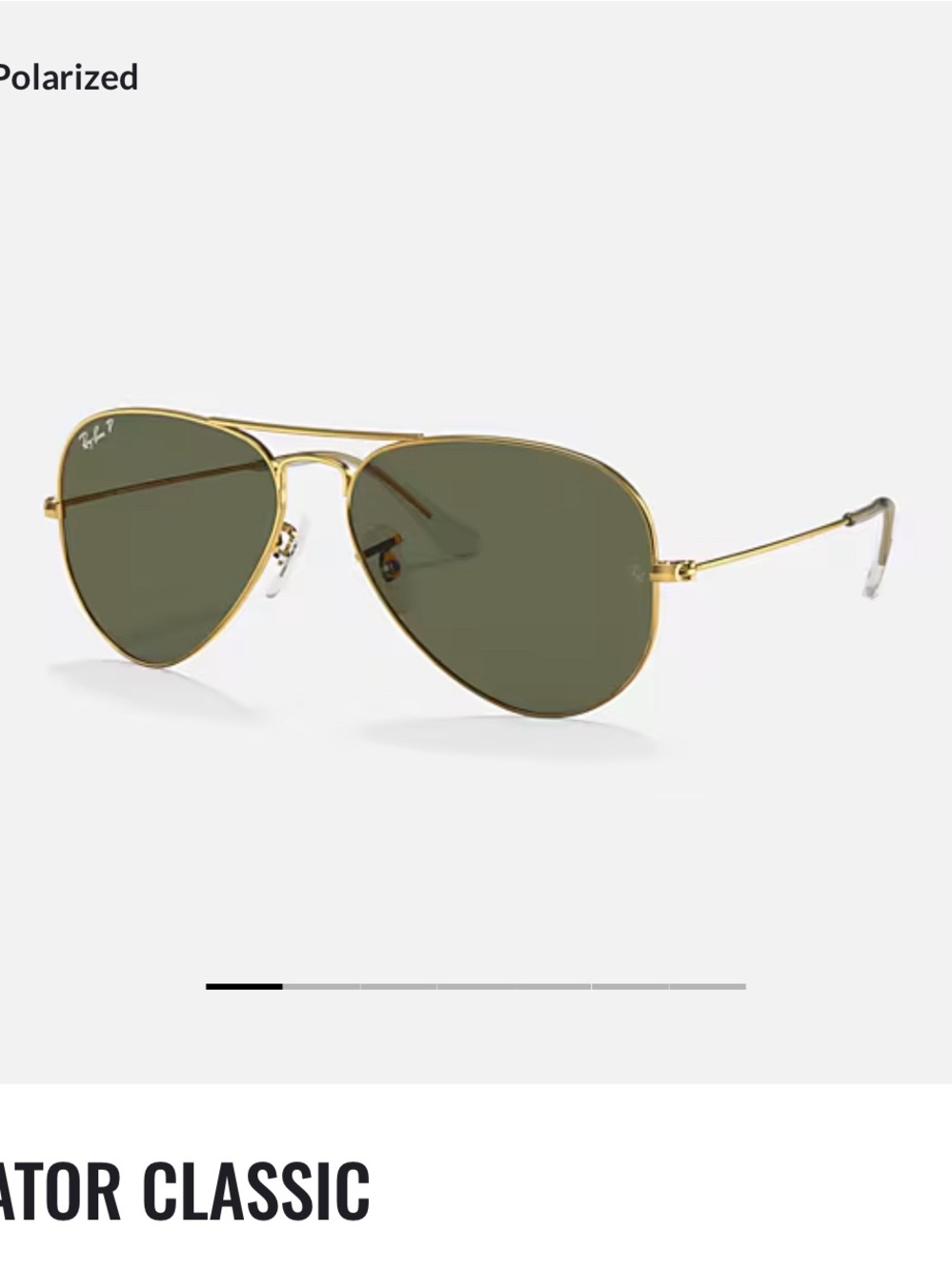 Ray-Ban Aviators Polarized | Gold Frame Sunglasses MAKE AN OFFER